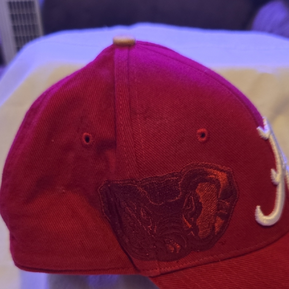NCAA Red Accents Baseball Cap - Picture 6 of 8